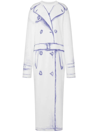 Printed Midi Dress