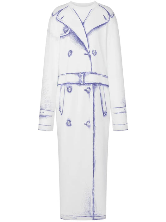 Printed Midi Dress