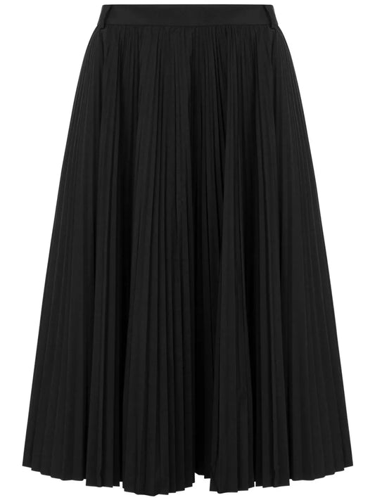 Pleated Midi Skirt