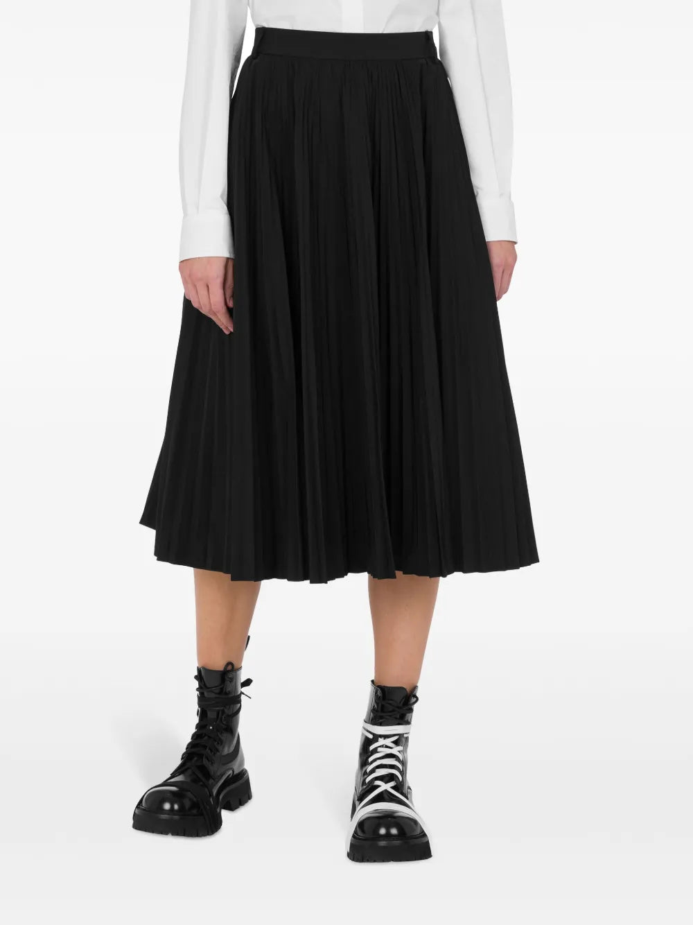 Pleated Midi Skirt