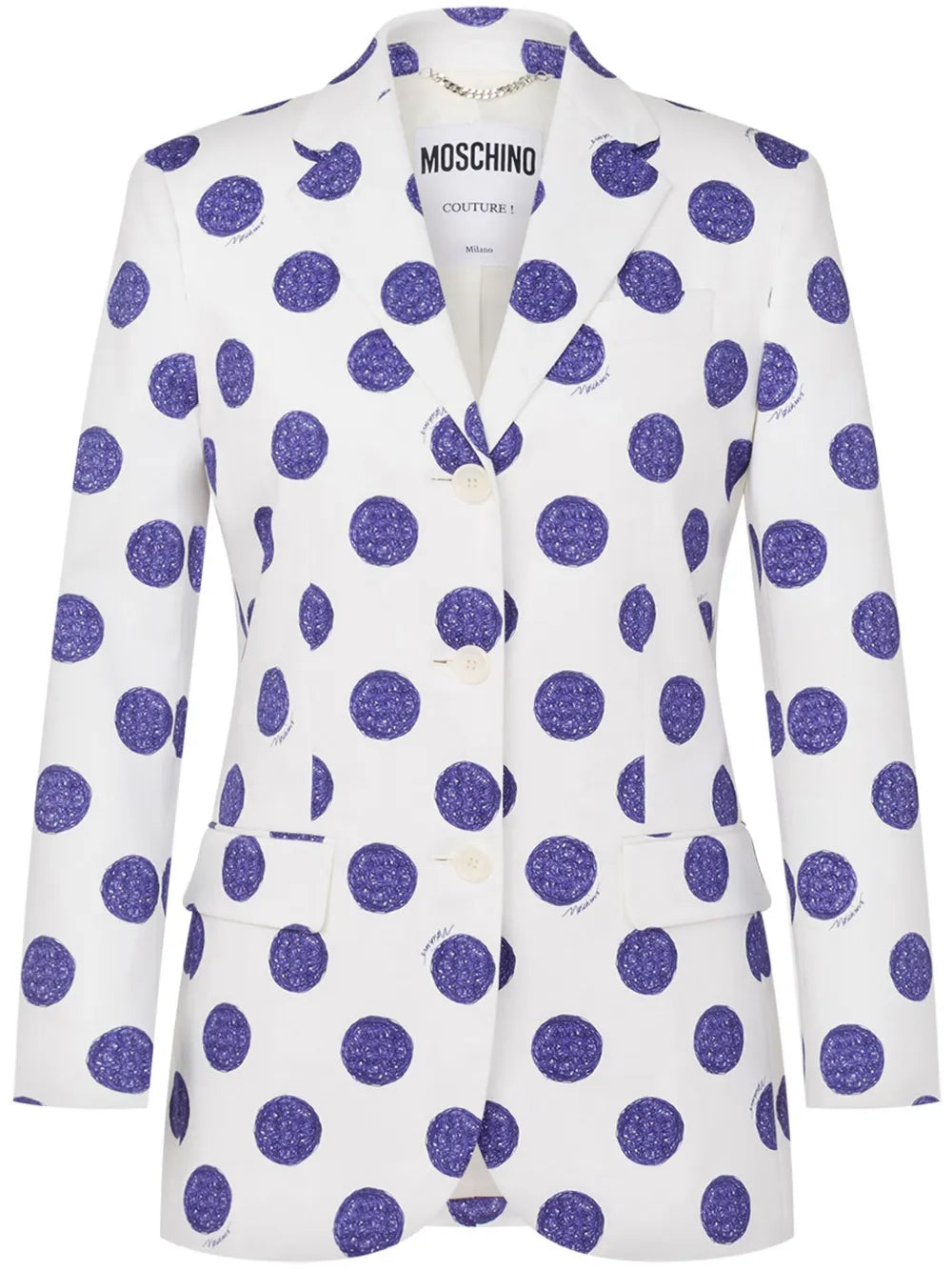 Polka-Dot Blazer