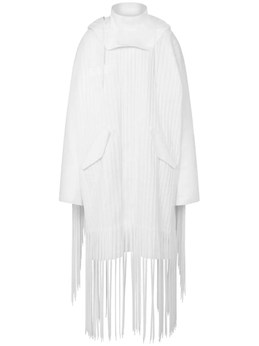 Fringed Hooded Coat