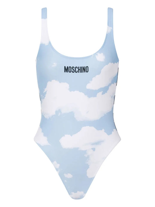 Cloud-Print Swimsuit