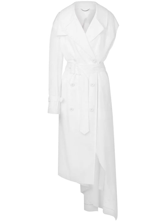 Single-Sleeve Trench Coat