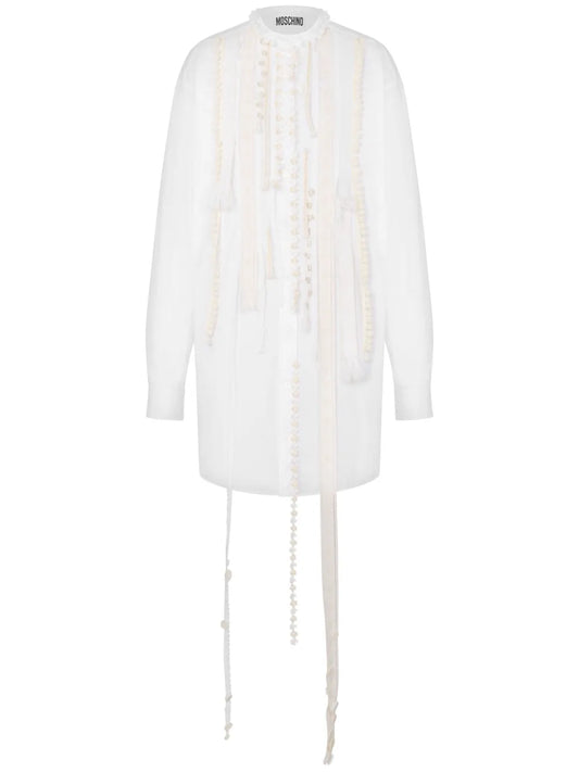 Appliqué-Detailing Dress