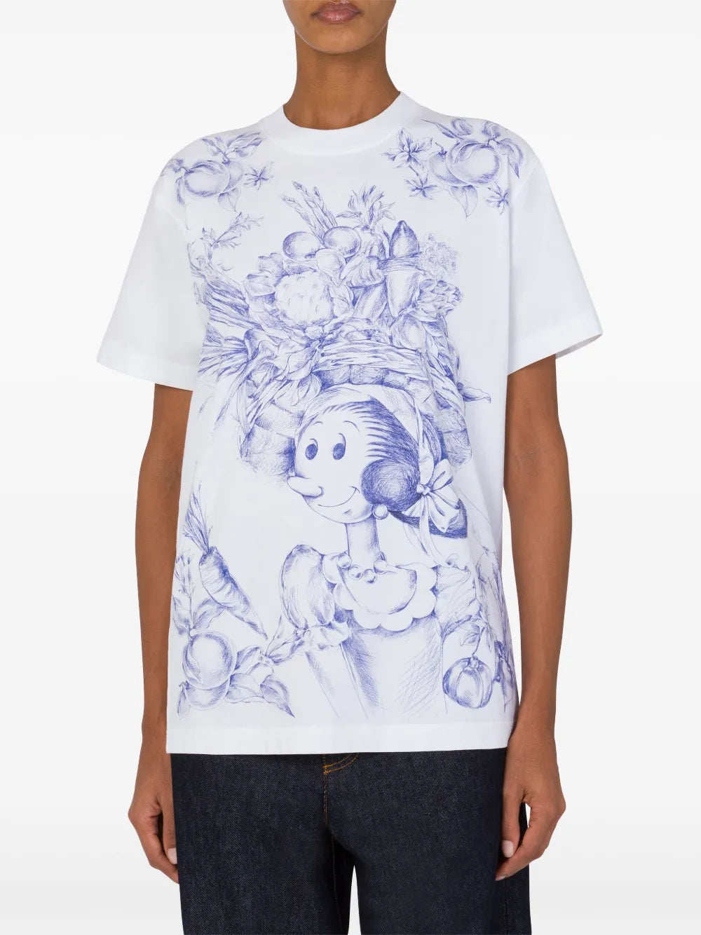 Cartoon-Print T-Shirt