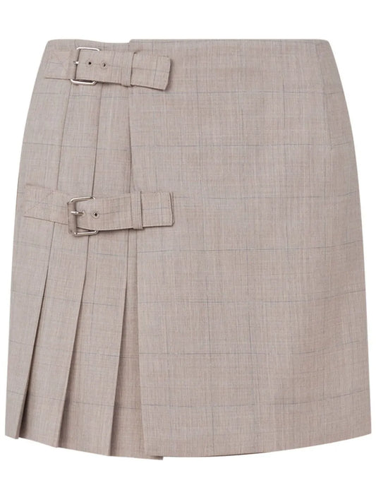 Checked Mini Skirt