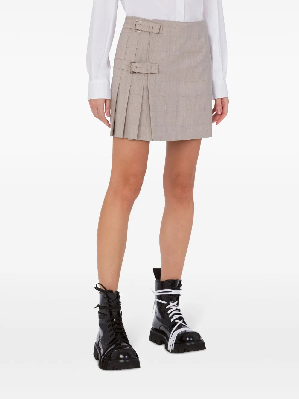 Checked Mini Skirt
