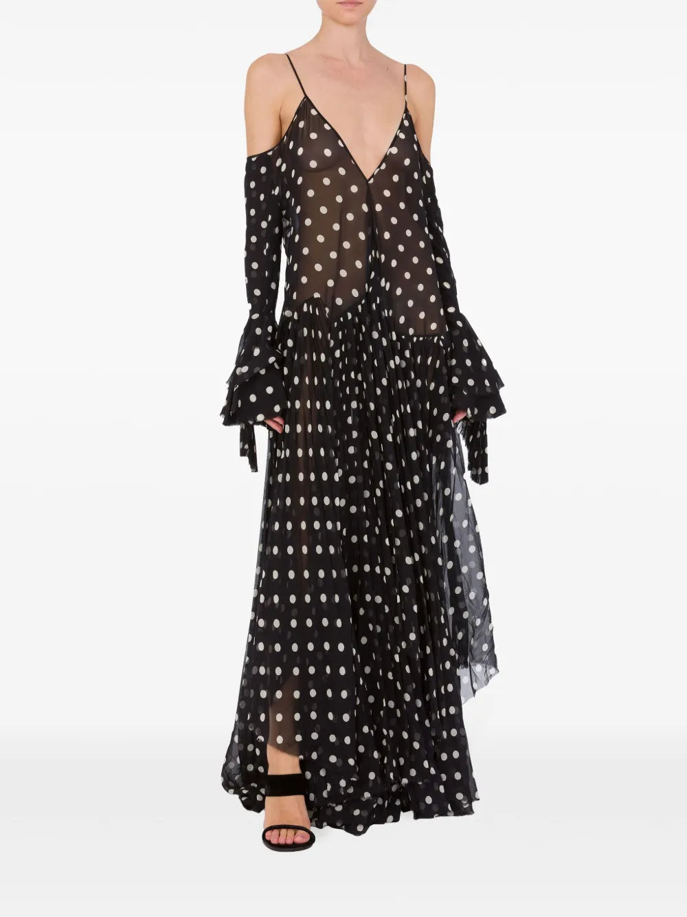 Polka Dot Maxi Dress