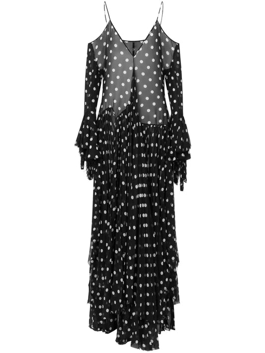 Polka Dot Maxi Dress