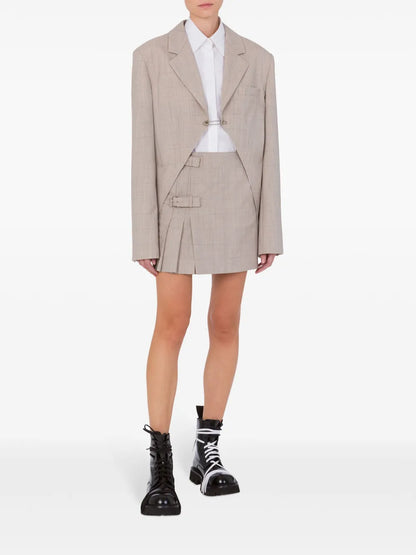 Checked Blazer