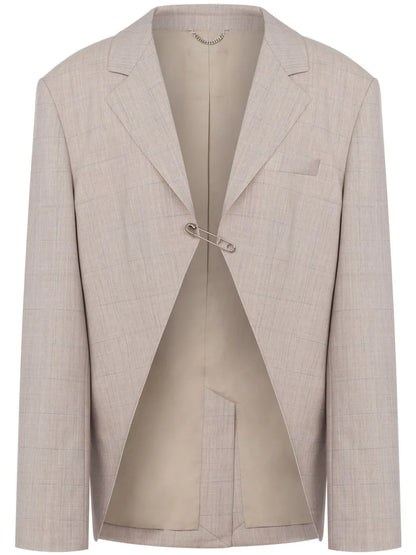 Checked Blazer