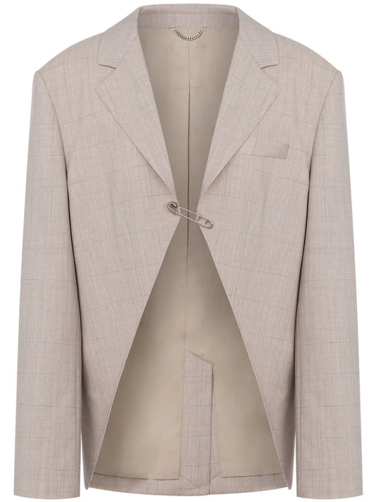 Checked Blazer