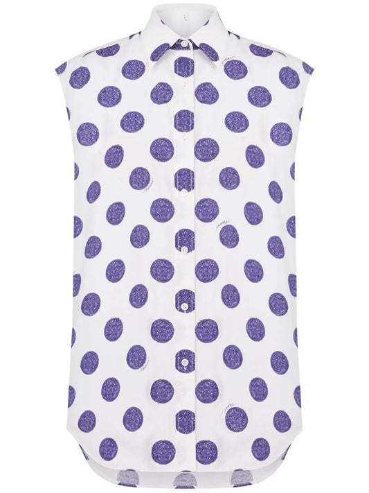 Polka Dot-Print Shirt