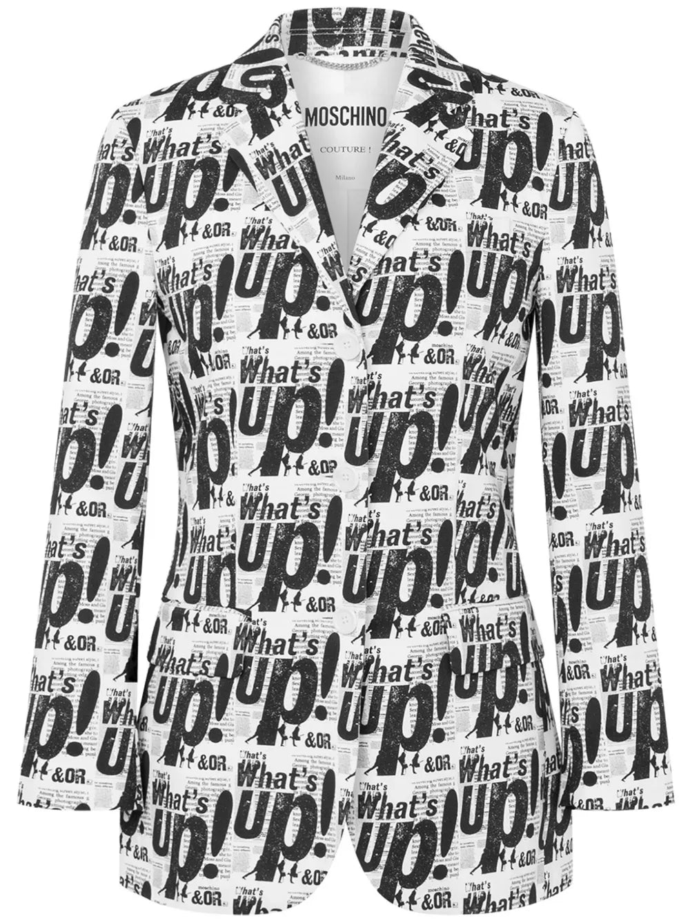 Logo-Print Blazer