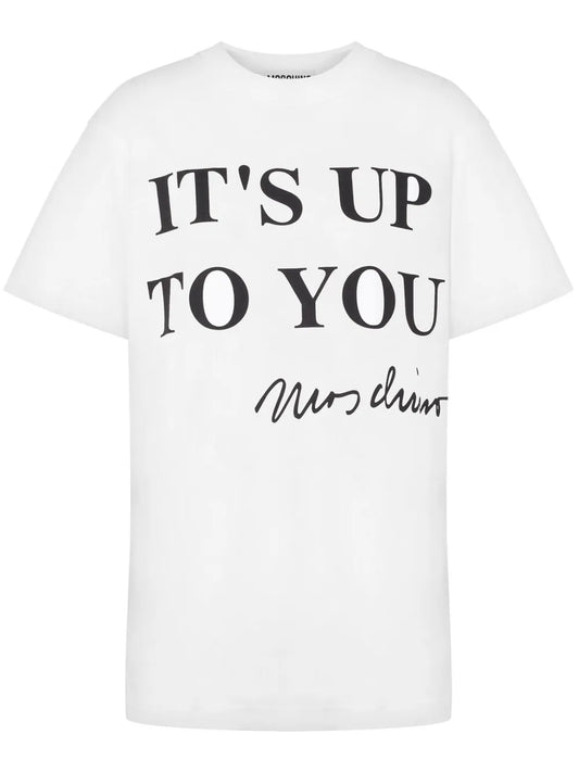 Text-Print T-Shirt