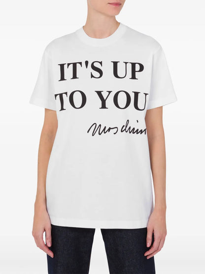 Text-Print T-Shirt