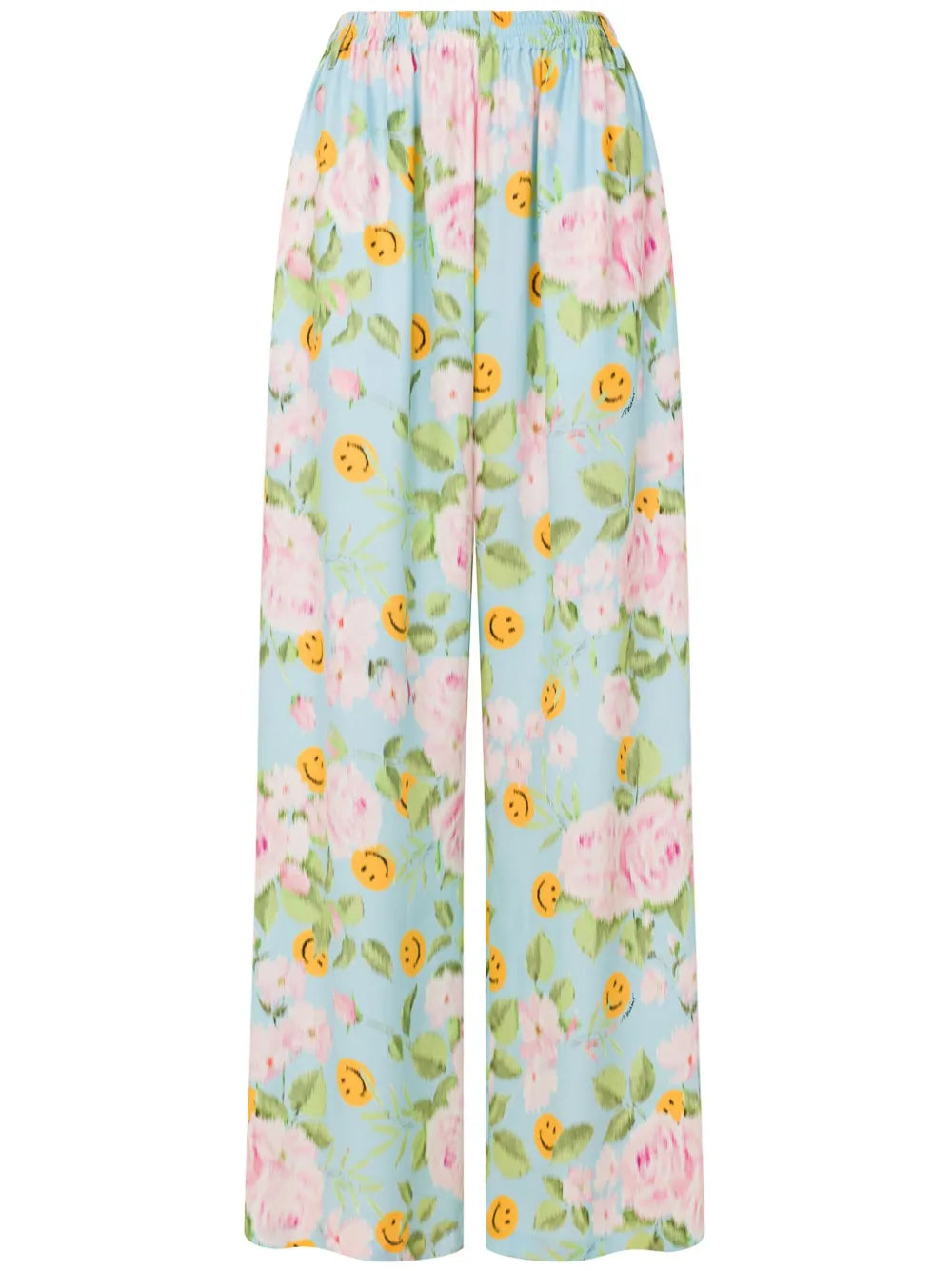 Floral-Print Palazzo Pants