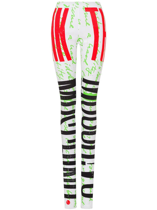 Graphic-Print Leggings