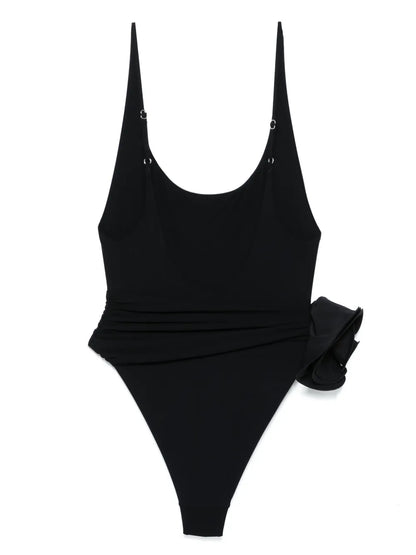 Floral-Appliqué Swimsuit