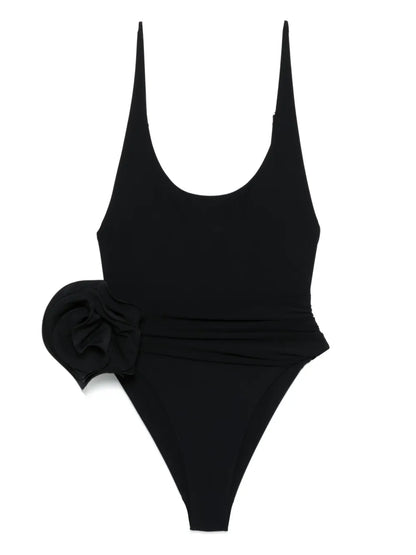 Floral-Appliqué Swimsuit