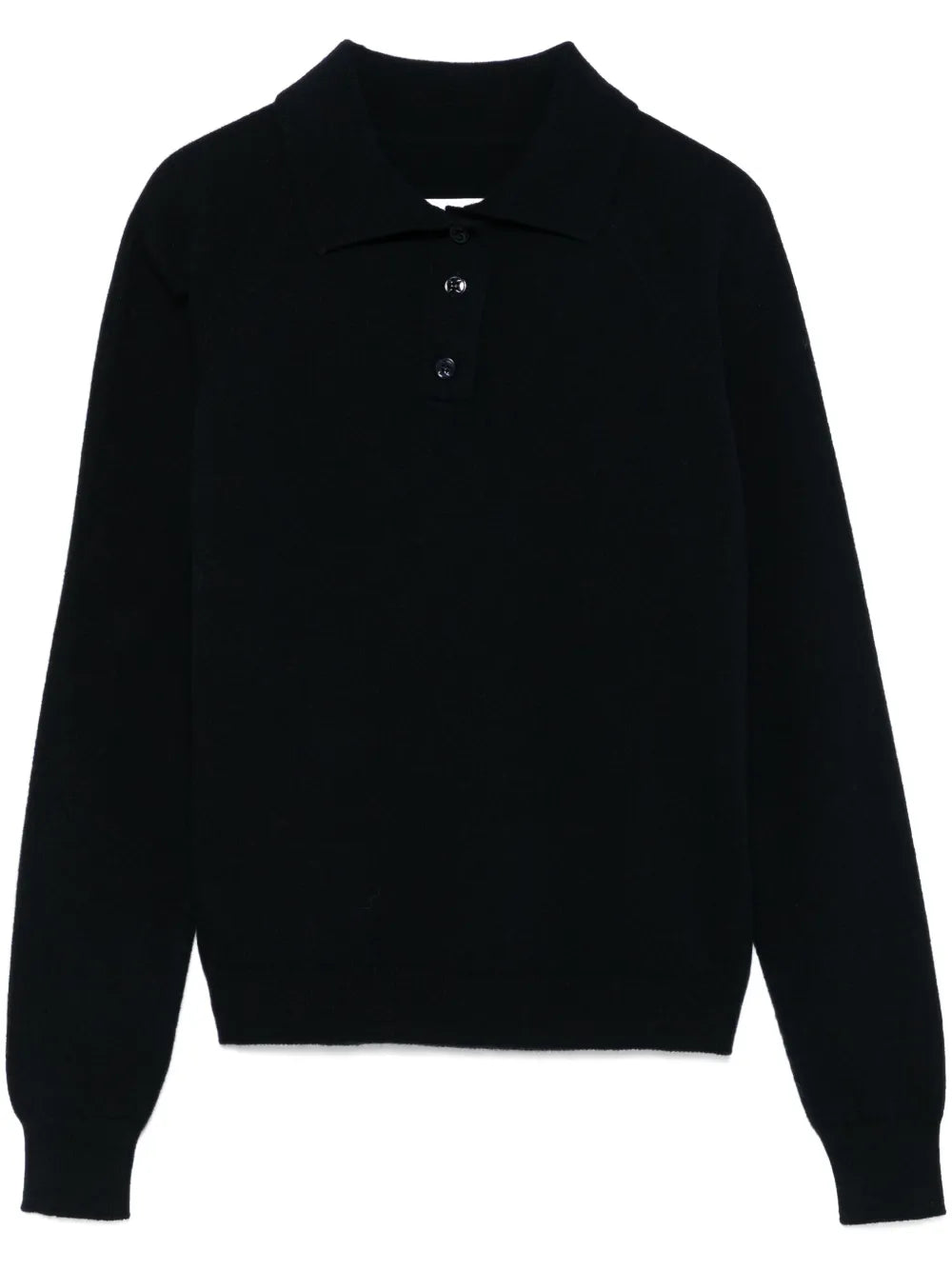 Virgin-Wool Polo Top