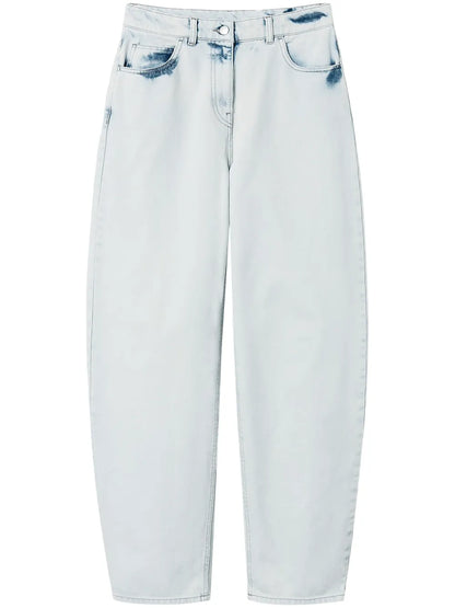 Mid-Rise Barrel Jeans