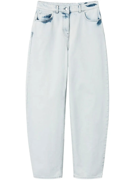 Mid-Rise Barrel Jeans