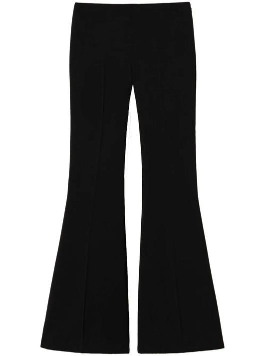 Crêpe Flared Trousers
