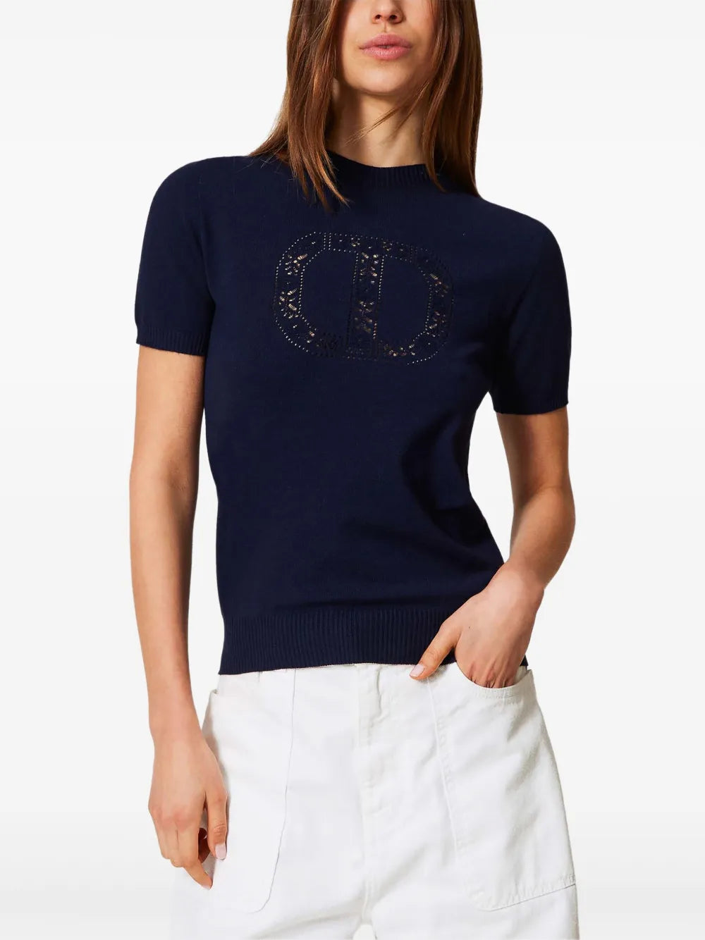 Oval T Knitted Top