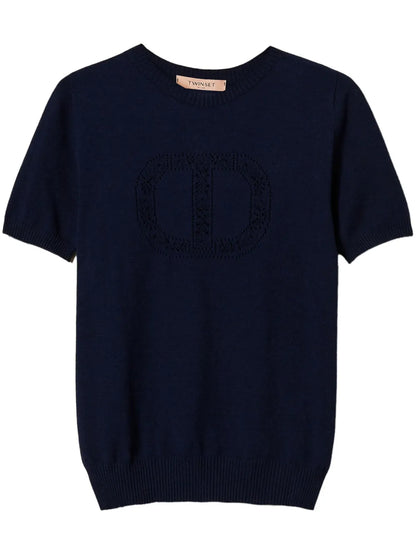Oval T Knitted Top