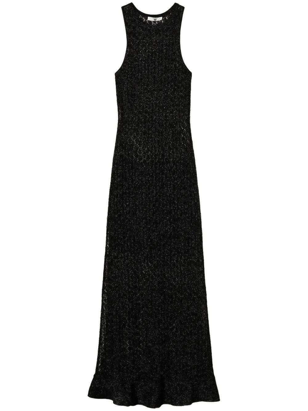 Lurex Pointelle-Knit Dress