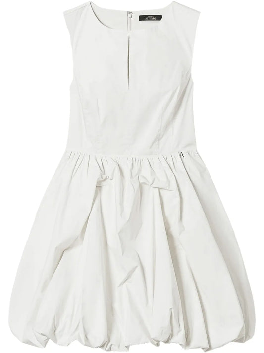 Poplin Balloon Dress