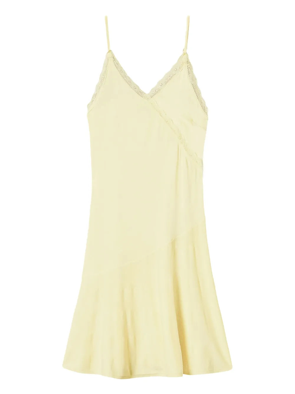Lace-Trim Slip Dress