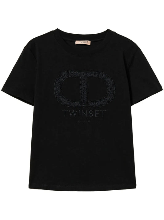 Oval T-Embroidered T-Shirt