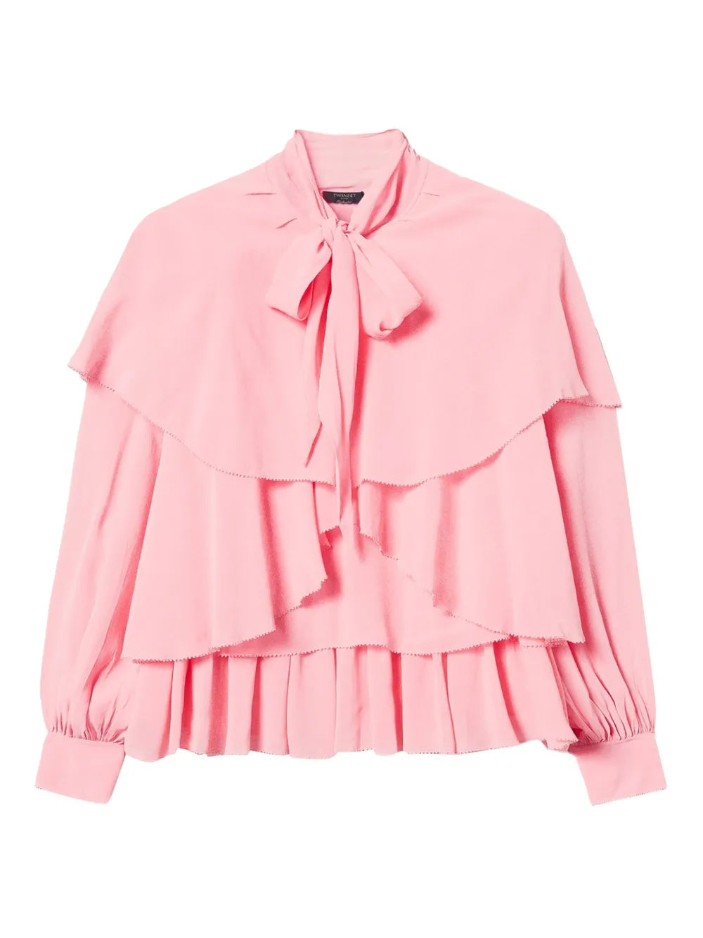 Flounce-Design Blouse