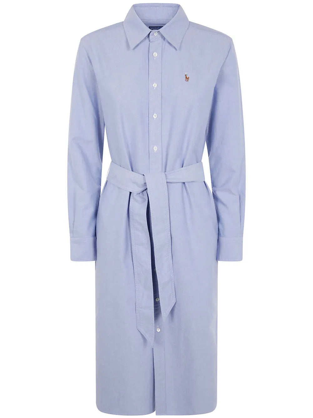 Polo Pony-Embroidered Midi Dress