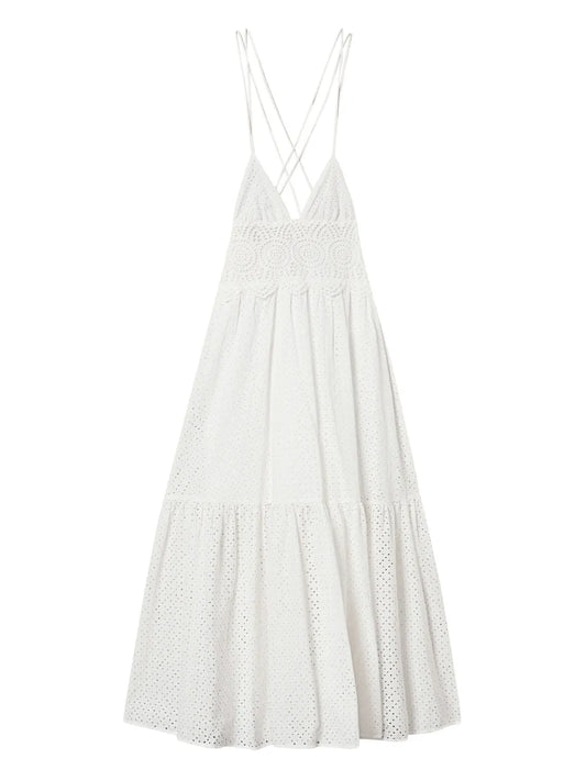 Broderie-Anglaise Dress
