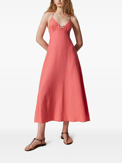 Spaghetti-Strap Maxi Dress