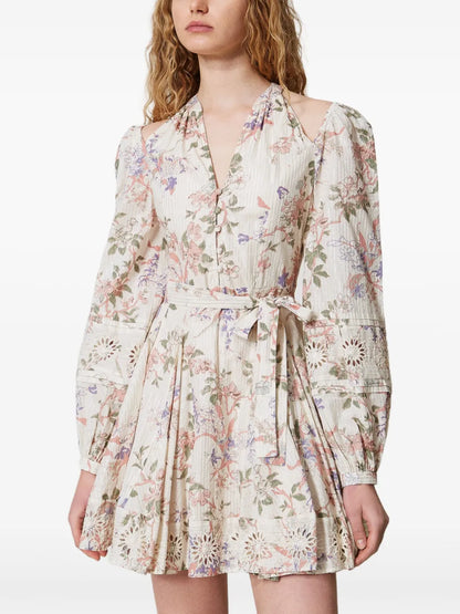 Floral-Print Dress