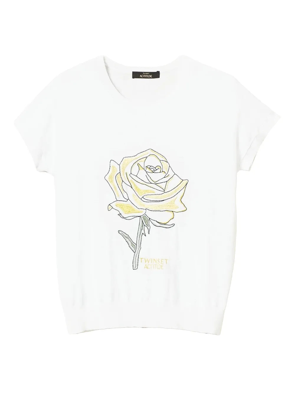 Rose Graphic-Print T-Shirt