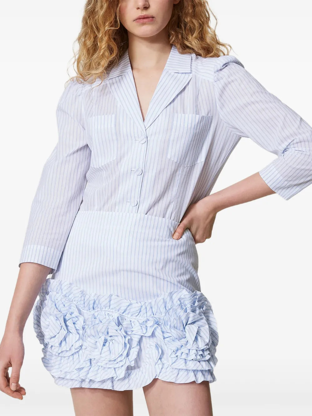 Ruffle-Detail Miniskirt