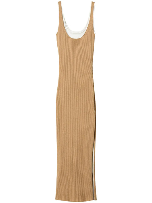 Trompe-L'Oeil Knitted Dress