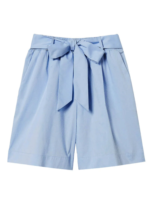 Pleat-Detail Shorts