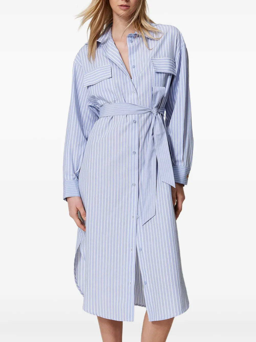 Striped Shirtdress