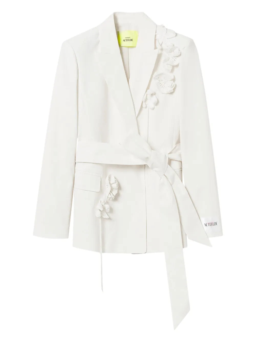 Floral-Appliqué Jacket