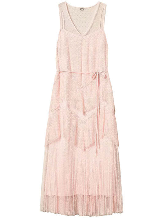 Pleated Tulle Dress