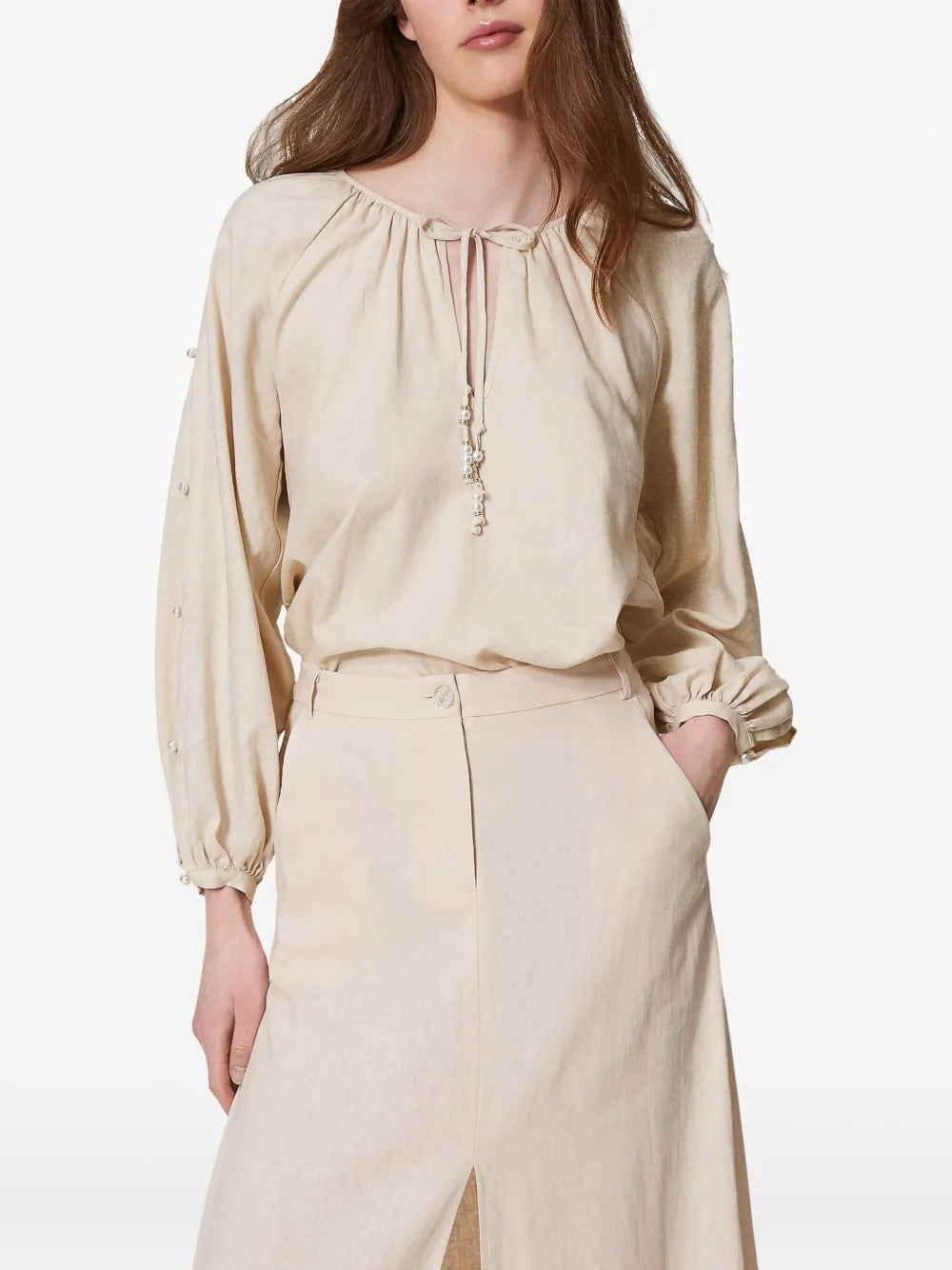 Long-Sleeved Blouse