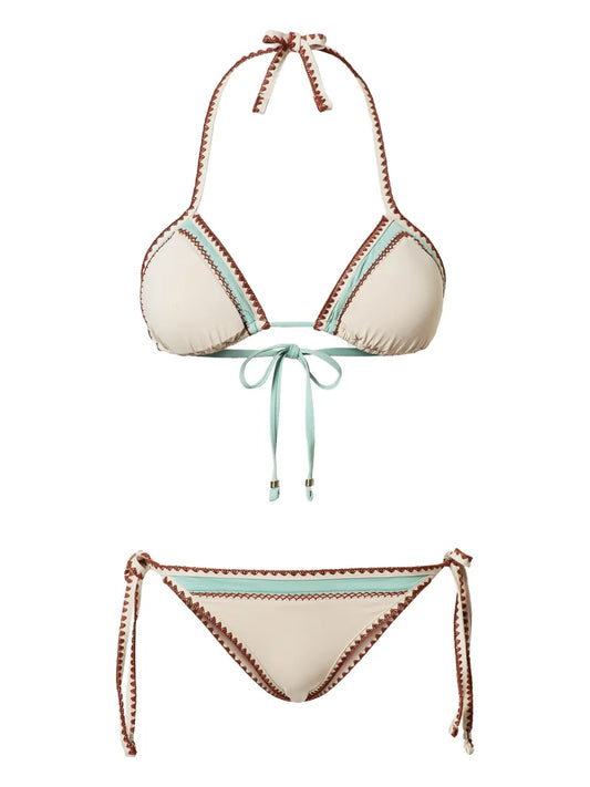 Triangular Bikini Set