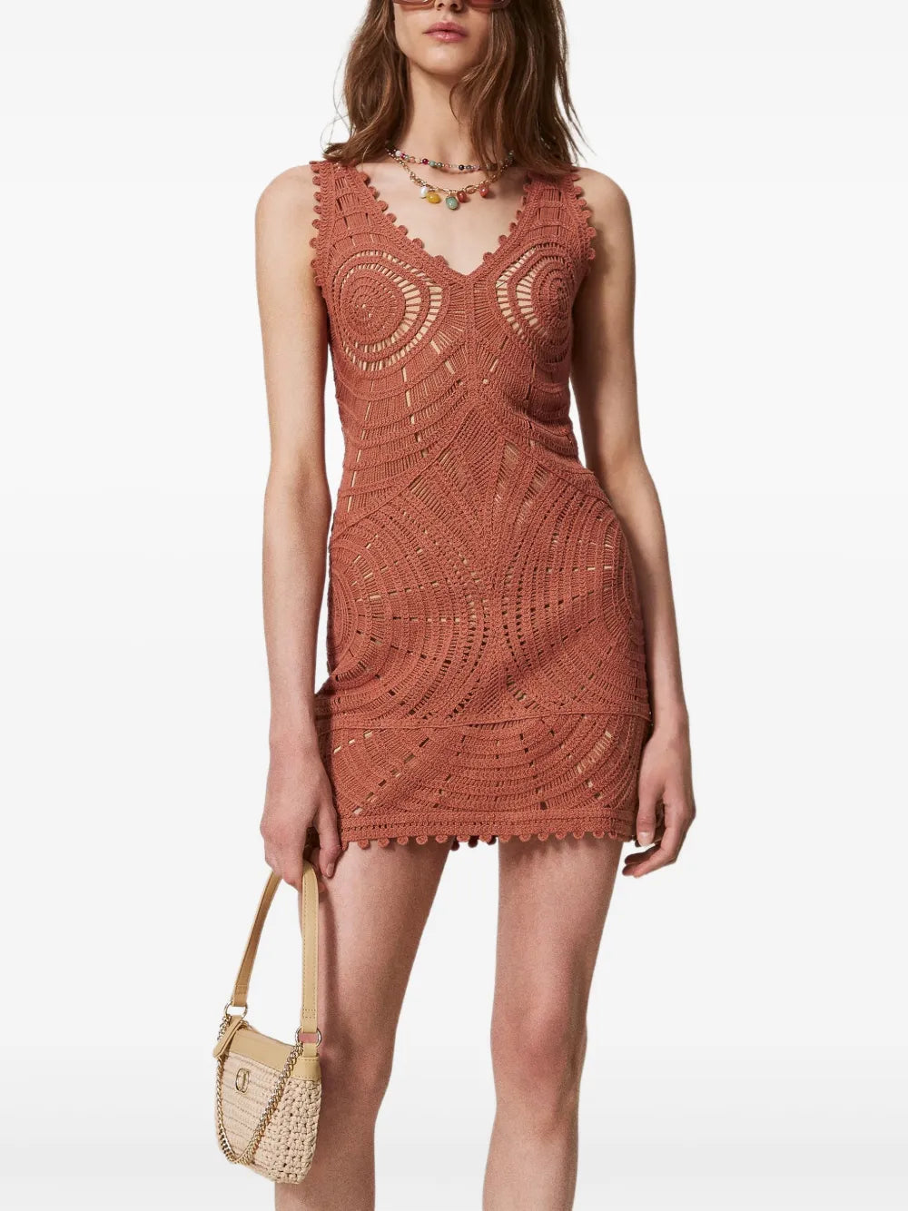 Crochet-Knit Dress